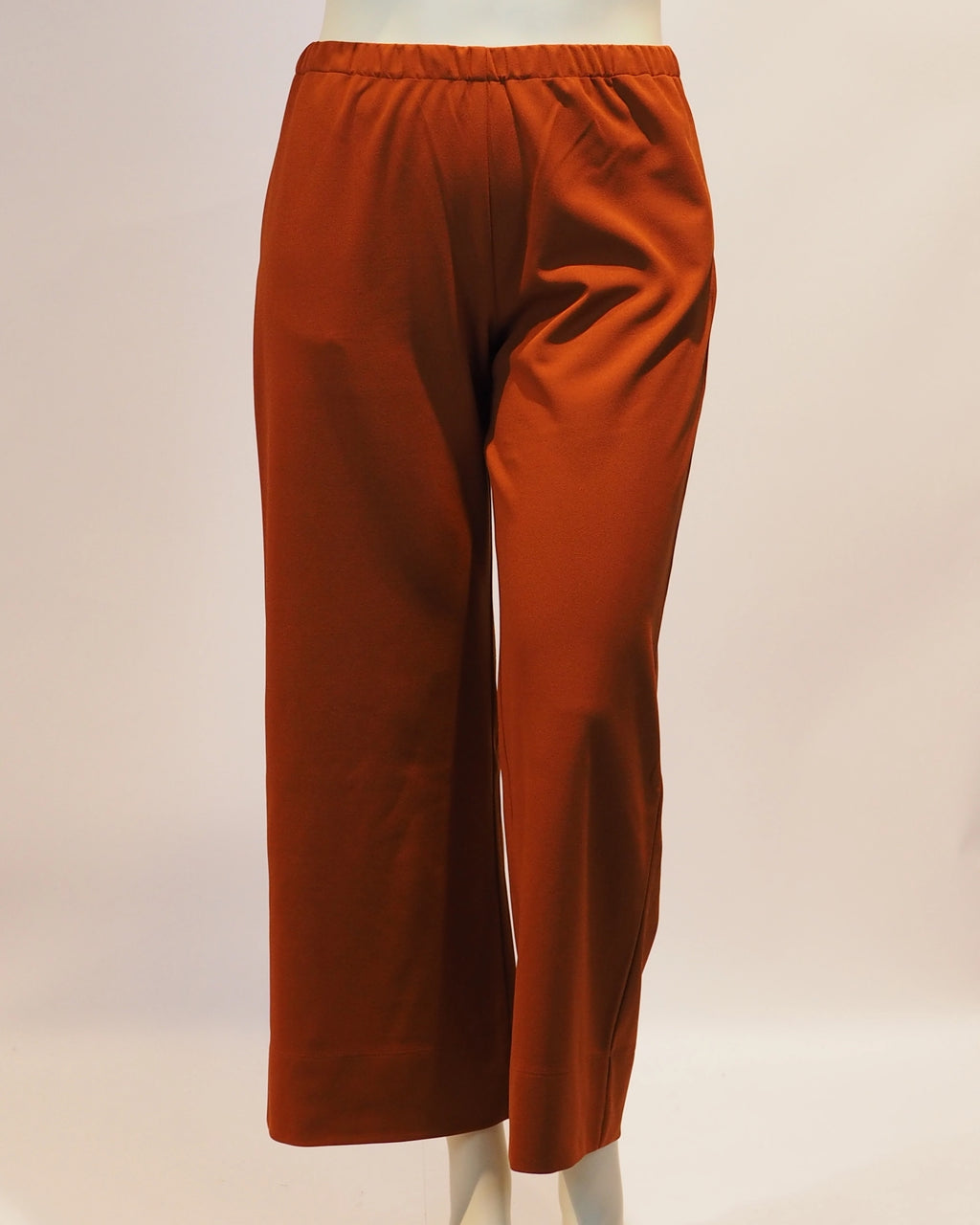 Rostfarbene Plus-Size-Hose Olivia von Katrin Kiesler Berlin, Vorderansicht