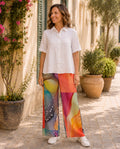 Plus Size Hose Selma am Model von vorn von Katrin Kiesler 
