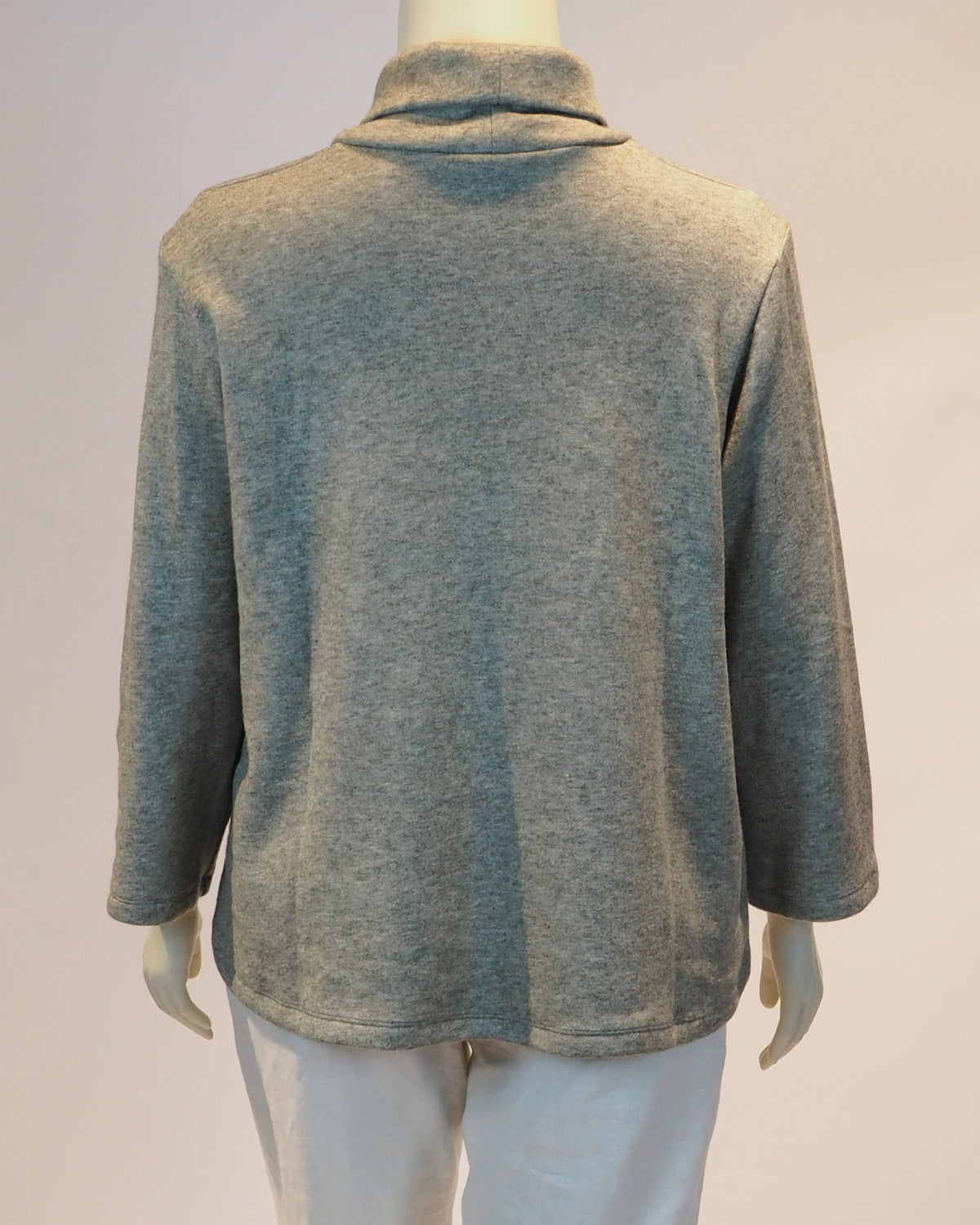 Grüner Plus-Size-Pullover Elena von Katrin Kiesler Berlin,Rückansicht