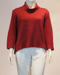 Roter Plus-Size-Pullover Elena von Katrin Kiesler Berlin,Vorderansicht
