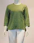 Grünes Plus-Size-Shirt Leni von Katrin Kiesler Berlin, Vorderansicht
