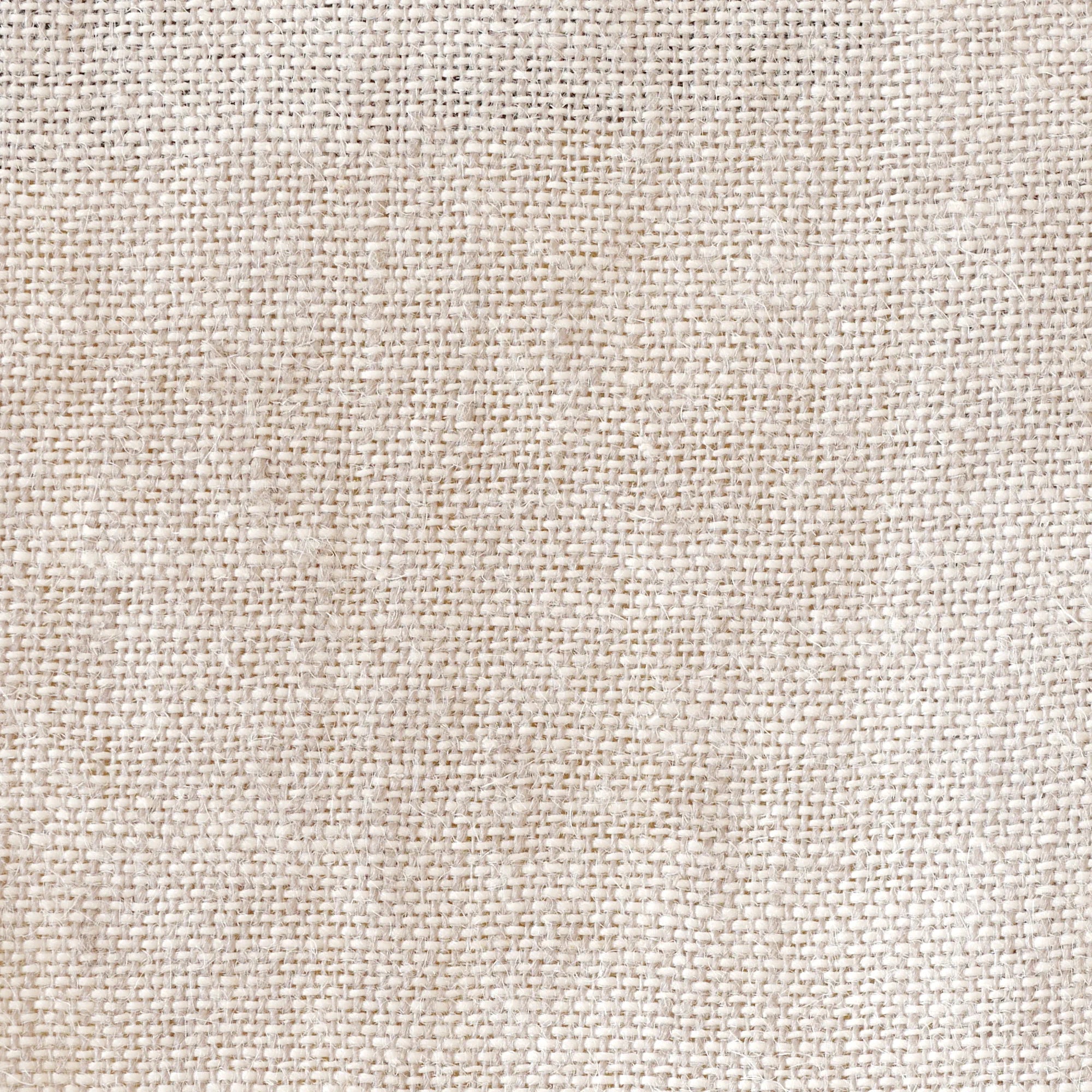 Stoffdetail von weissem Leinen mit sichtbarer natürlicher Struktur